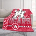thumbnail image 2 of Logo Brands Houston Cougars 60"x70" Super Plush Blanket, 2 of 7