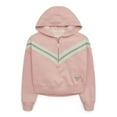 thumbnail image 4 of Limited Too Girls Pink Half Zip Hooded Pullover, 4 of 5