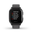thumbnail image 2 of Garmin Venu Sq - Slate Aluminum Bezel with Shadow Gray Case and Silicone Band, 2 of 8