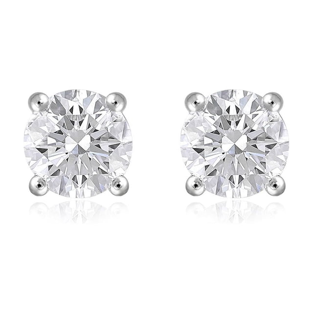 Lab Created 2.00 CT. T.W. Fancy Cut Diamond Stud Earrings in 18K Gold