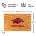 thumbnail image 3 of Logo Brands Arkansas Razorbacks Coir Outdoor Mat, 3 of 3