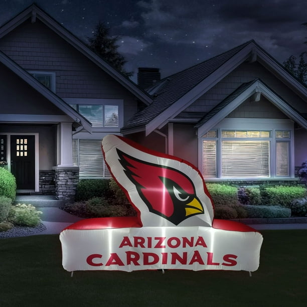 Logo Brands Arizona Cardinals Pre-Lit 7'x10' Team Inflatable