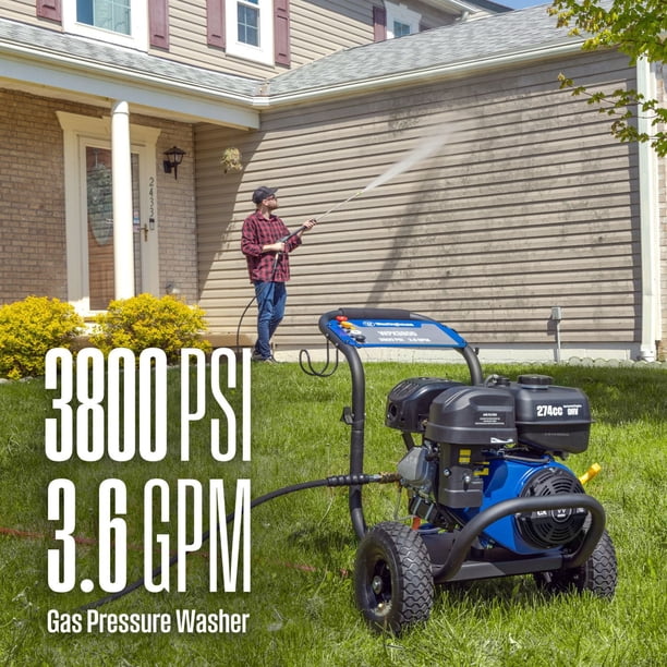 Westinghouse 3800 PSI 3.6 GPM 274cc Gas Powered Triplex Pump Cold
