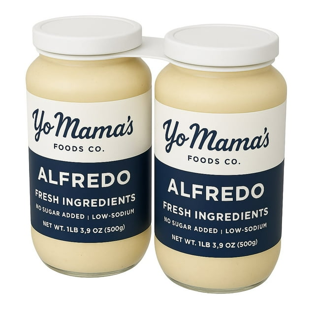 Yo Mama’s No Sugar Alfredo Sauce, Gluten-Free, 16 oz,. 2 pk.