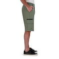 thumbnail image 4 of IRON Clothing Men's Flex Waistband Stretch Hybrid Multi Pocket Cargo Short, 4 of 6