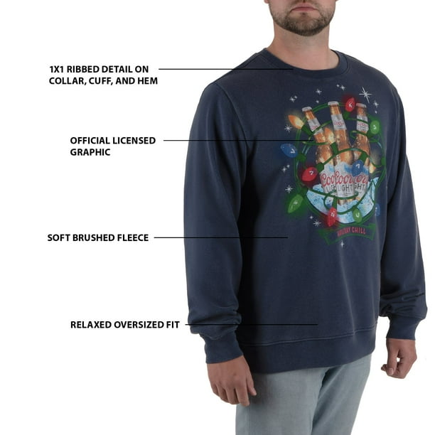 Men's Holiday Crewneck Fleece Sweatshirt - Samsclub.com