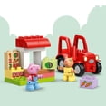 thumbnail image 4 of LEGO DUPLO Peppa Pig Tractor and Market Toy, 18 pc., 4 of 6