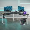 thumbnail image 14 of Techni Sport TS-220L Warrior L-Shaped Computer Gaming Desk, Assorted Colors, 14 of 14