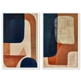 thumbnail image 2 of Blue and Cream Set Midcentury Abstract Canvas Print by Oliver Gal Prints, 2 of 4