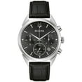 thumbnail image 1 of Bulova Stainless Steel Watch with Black Leather Strap 42mm 96B371, 1 of 5