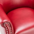 thumbnail image 5 of Hallie Club Top-Grain Leather Chair, Assorted Colors, 5 of 9