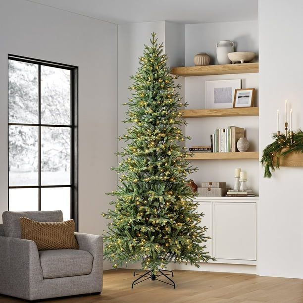Member's Mark 9' Slim Linden Fir Pre-Lit Christmas Tree - Samsclub.com