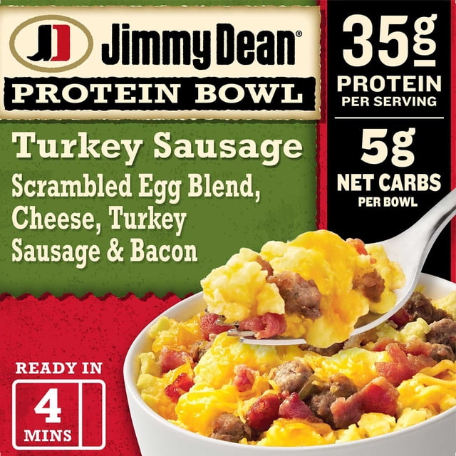 Jimmy Dean Turkey Sausage Protein Bowl, Frozen, 7 oz., 4 ct.
