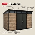 thumbnail image 9 of Keter 11' x 7' Signature Collection Resin Outdoor Shed, 9 of 21