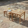 thumbnail image 1 of Cambridge Casual Madison Teak Patio Table Set, 3pc, 1 of 6