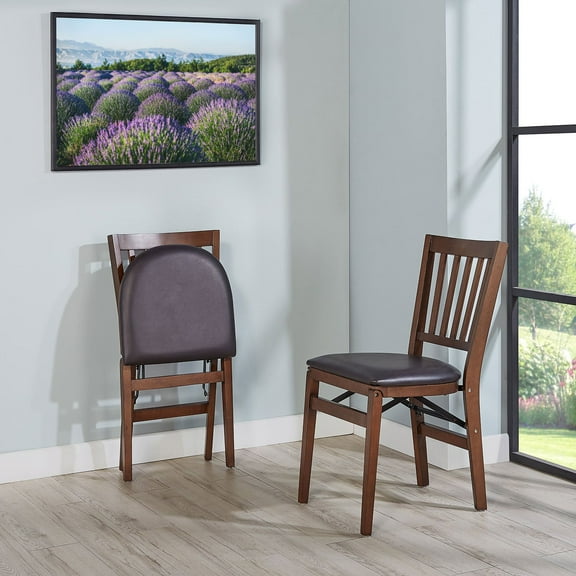 Stakmore School House Wood Folding Chair, 2 Pack