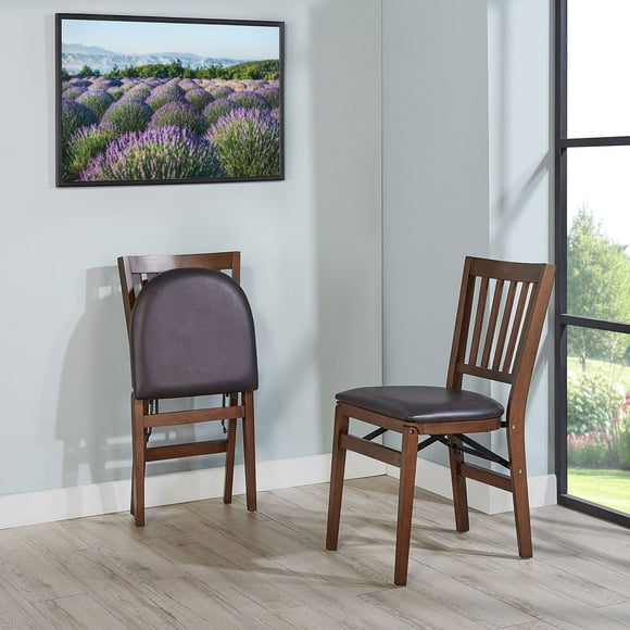 Stakmore School House Wood Folding Chair, 2 Pack