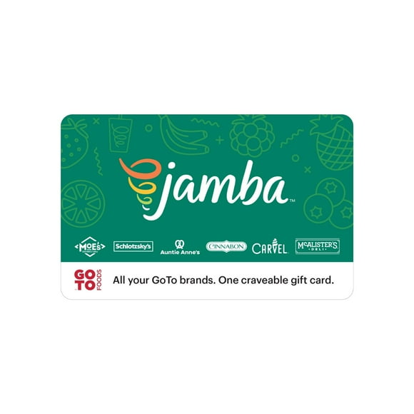 Jamba Juice $25 Email Delivery Gift Card