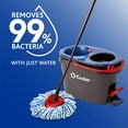 thumbnail image 2 of O-Cedar EasyWring RinseClean Microfiber Spin Mop with 2 Extra Refills, 2 of 11