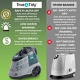 thumbnail image 2 of True & Tidy Full-Size Heavy Duty Commercial Garment Steamer with Smart Auto Shut-Off Safety, 3 Steam Settings, 3L Tank, 2 of 6