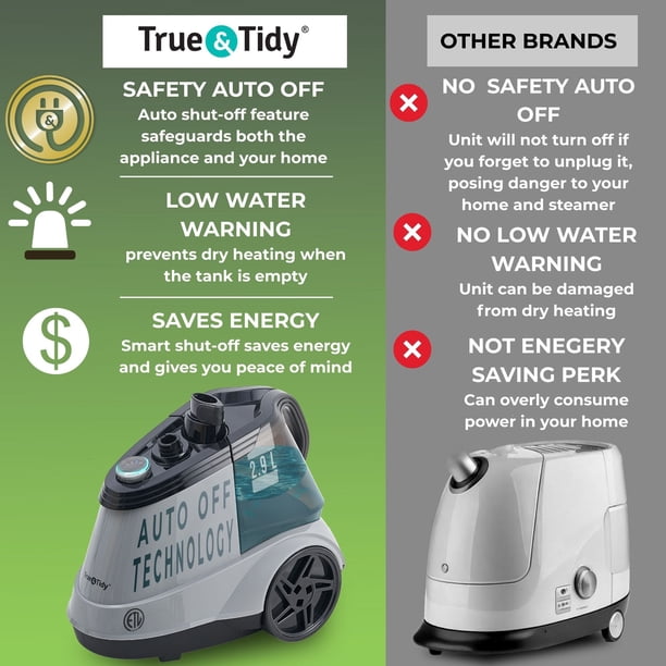 True & Tidy Full-Size Heavy Duty Commercial Garment Steamer with