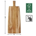 thumbnail image 6 of Tramontina 24" Teak Wood Charcuterie Board, 6 of 6