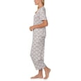 thumbnail image 3 of Character Ladies 2-Piece Short Sleeve Henley and Crop Pant PJ Set, 3 of 7