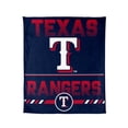 thumbnail image 1 of Logo Brands Texas Rangers 60"x70" Super Plush Blanket, 1 of 7