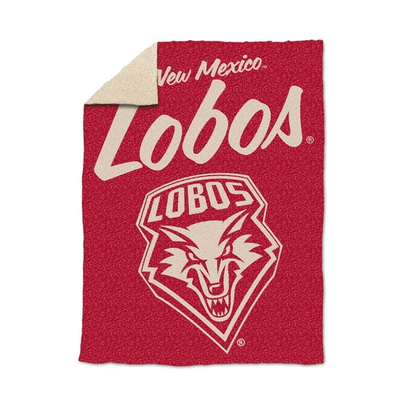 Logo Brands New Mexico Lobos Luxe Dreams Throw, 60" x 80"