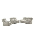 thumbnail image 14 of Rhodes 3-Piece Leather Manual Reclining Set, Assorted Colors, 14 of 23