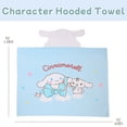 thumbnail image 6 of Kids Character 100% Cotton Hooded Towel With Hand Pockets, 6 of 9
