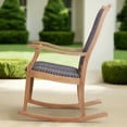 thumbnail image 6 of Cambridge Casual Teak and Wicker Rocking Chair with Built-in Cushion, 6 of 9