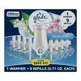 thumbnail image 1 of Glade PlugIns Scented Oil, Clean Linen, 1 Warmer + 9 Refills, 1 of 10
