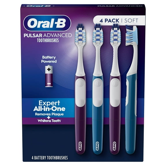 Oral-B Pulsar Advanced All-in-One Soft Toothbrush, 4 ct.