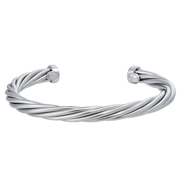 3 Piece Polished Bangle Set in Sterling Silver - Samsclub.com
