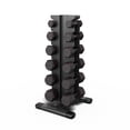 thumbnail image 1 of Centr Power Series 5-30 lb. Rubber Dumbbell Set with Rack, 1 of 7
