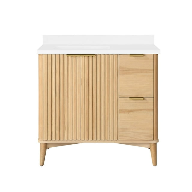 OVE Decors Gabi 36" W x 22" D Freestanding Bathroom Vanity with Sink
