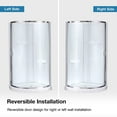 thumbnail image 8 of Breeze 38” x 38” x 77” Corner Shower Kit with Clear Glass, Walls, Base and Hardware, 8 of 19