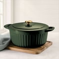 thumbnail image 8 of Tramontina 7-Qt Fluted Enameled Cast Iron Dutch Oven, 8 of 8
