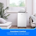 thumbnail image 8 of Midea Duo 12000 DOE 14000 BTU ASHRAE Smart Inverter Portable AC with Heat, 8 of 15