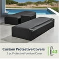 thumbnail image 7 of Member's Mark Vista Chaise Lounge Set with Sunbrella Fabric, 3pc, 7 of 9