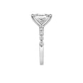 thumbnail image 4 of Lab Created 3.48 CT. T.W. Elongated Cushion Cut Pave Diamond Ring, 4 of 6