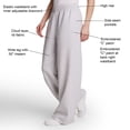 thumbnail image 4 of Champion Women's Air Layer Ribbed Wide Leg Pant, 4 of 8