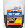 thumbnail image 1 of Hefty Food Storage Container with Lids 38 oz., 50 pcs., 1 of 5