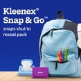 thumbnail image 8 of Kleenex Snap & Go Facial Tissues, 12 packs, 25 tissues/pack, 8 of 8
