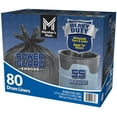 thumbnail image 3 of Member's Mark Simple Tie Heavy Duty Black Trash Bags (55 gal., 80 ct.), 3 of 8