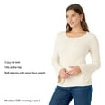 thumbnail image 4 of Edited by Hunter McGrady Women's Pearl Trim Sweater, 4 of 10