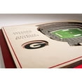 thumbnail image 4 of YouTheFan Georgia Bulldogs 17"x13" 3D 5 Layer Stadium View Wall Art, 4 of 5