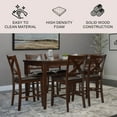 thumbnail image 2 of Edgewater Counter Height 7 Piece Dining Set, Assorted Colors, 2 of 13