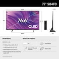 thumbnail image 2 of SAMSUNG 77” Class S84FD Series 4K OLED Smart TV, 2 of 13